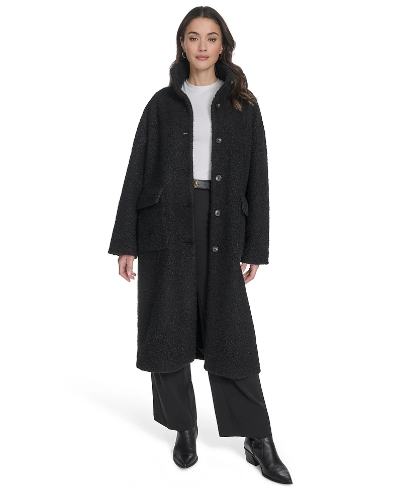 Levi's Women's Regular Boucle Stand Collar Car Coat