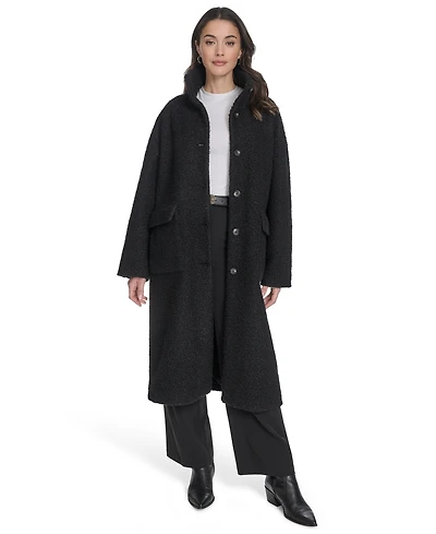 Levi's Women's Regular Boucle Stand Collar Car Coat