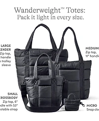 Lands' End Mini Wanderweight Tote