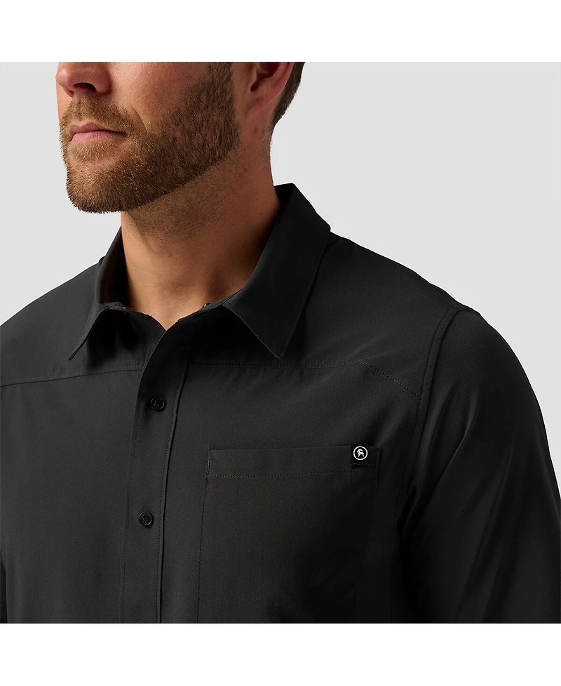 Backcountry Men's Slickrock Short-Sleeve Button-Up Jersey Mountain Bike Jerseys Short Sleeve