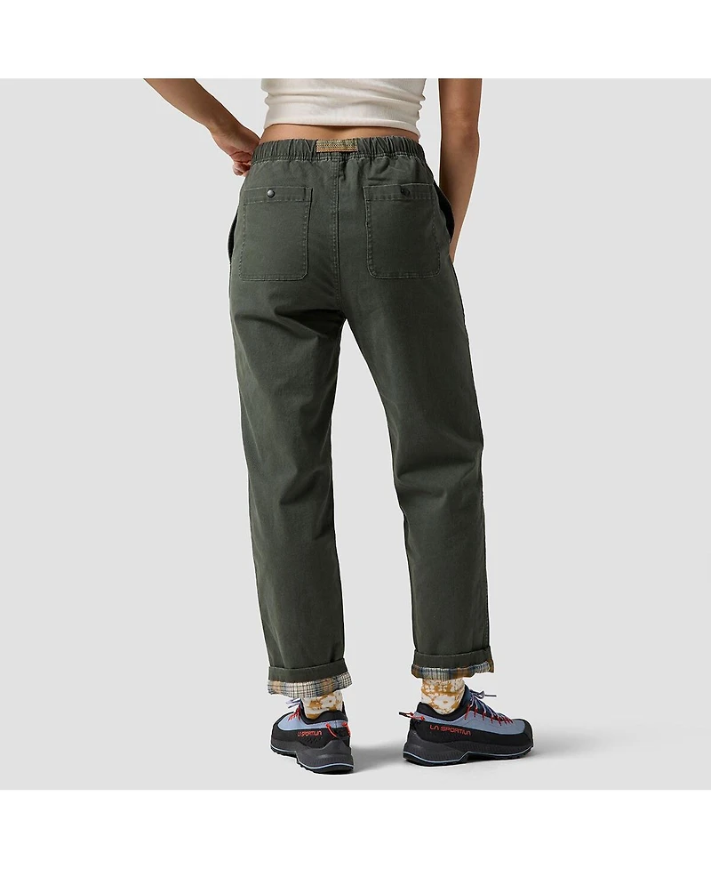 Backcountry Women's Venture Daily Flannel Lined Pant Casual Pants
