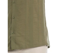 Cubavera Men's Big & Tall Seersucker Stripe Short Sleeves Shirt