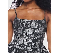 Alex & Sophia Junior's Spaghetti Strap Sleeveless Bustier Dress
