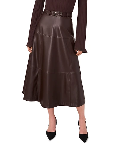 1.state Women's A-Line Belted Maxi Skirt