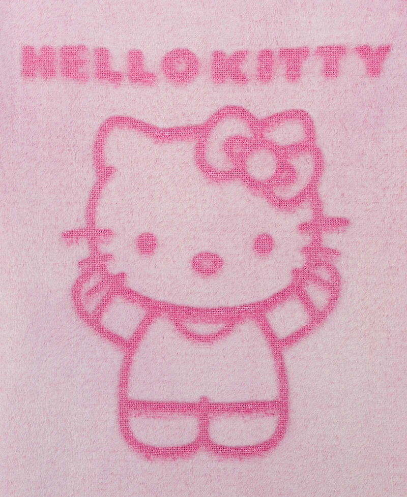 Hello Kitty Girls 7-14 Long Sleeve Debossed Pull-On Sweater