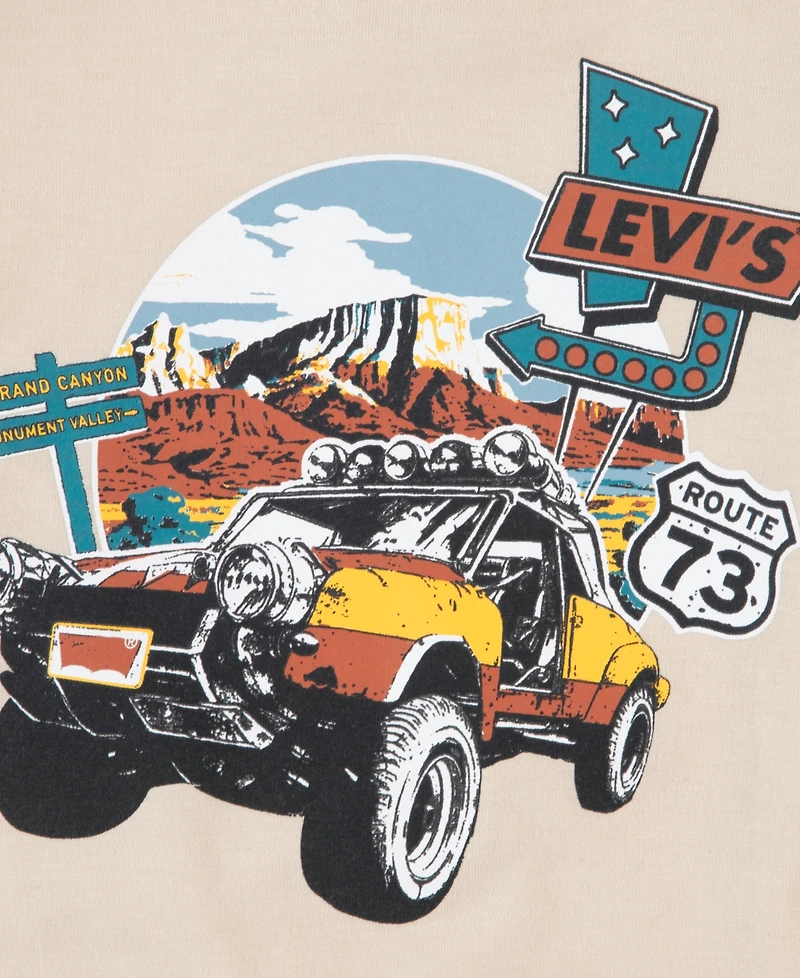 Levi's Boys Toddler 2T-4T Day Trip Short Sleeve T-Shirt