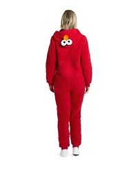 OppoSuits Men's Official Elmo Union Suit - Sesame Street Body for Adults Red