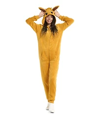 OppoSuits Men's Official Eevee Union Suit - Pokemon Body for Adults Brown