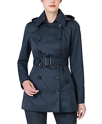 kimi + kai Women's Classic Short Trench Coat