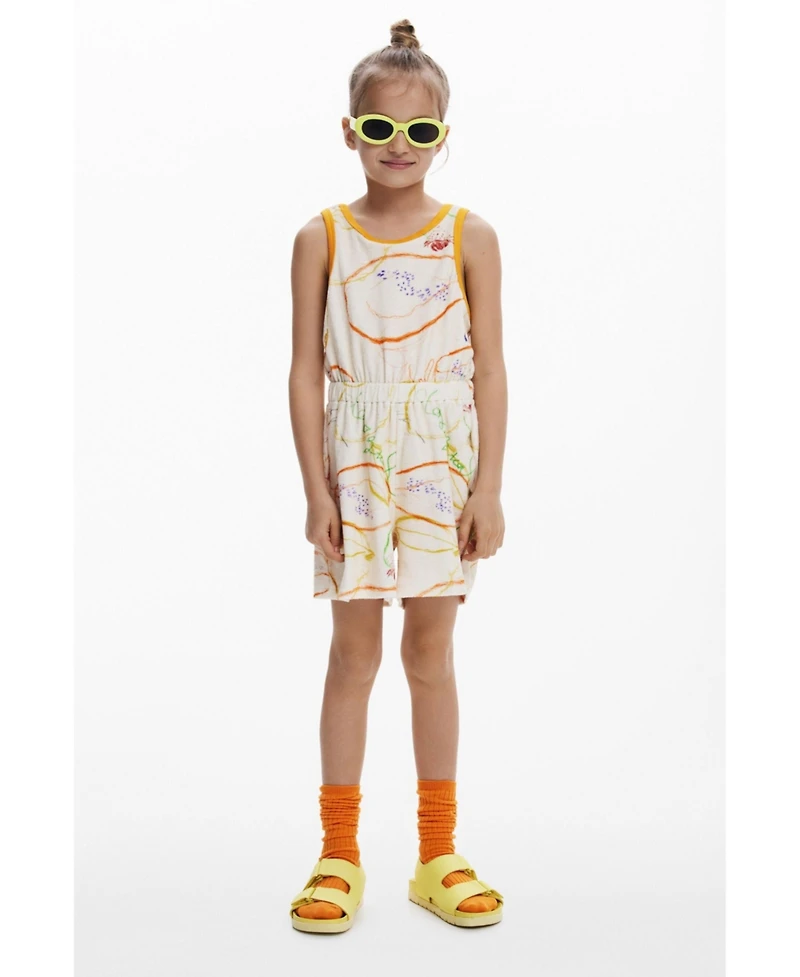 Desigual Girls's Short jumpsuit strokes