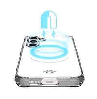 ITSkins Hybrid_R Clear MagSafe Case for Samsung Galaxy S23 Fe