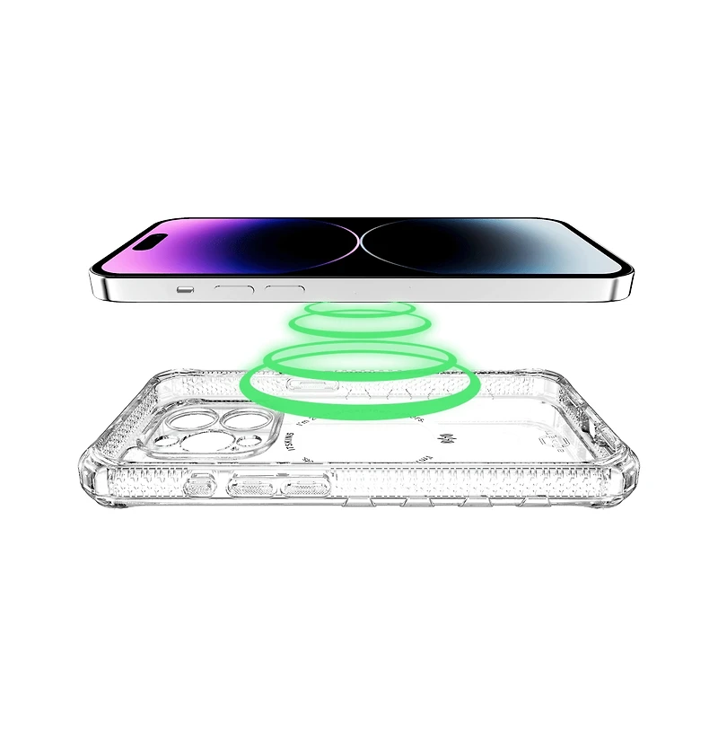 ITSkins Supreme_R Clear MagSafe Case for Apple iPhone 15 Pro