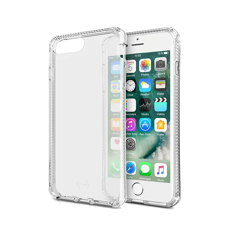 ITSkins Spectrum Clear Case for Apple iPhone 8 Plus / 7 Plus / 6s Plus / 6 Plus