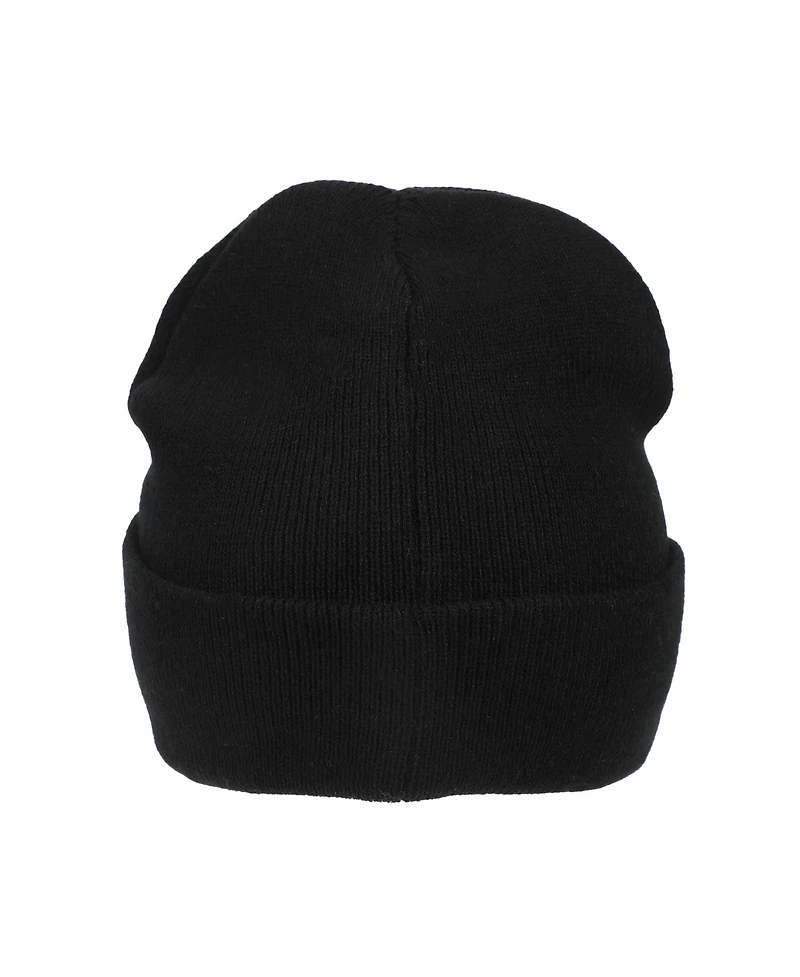 Dungeons & Dragons Men's Ampersand Logo Embroidery Black Acrylic Knit Cuff Beanie