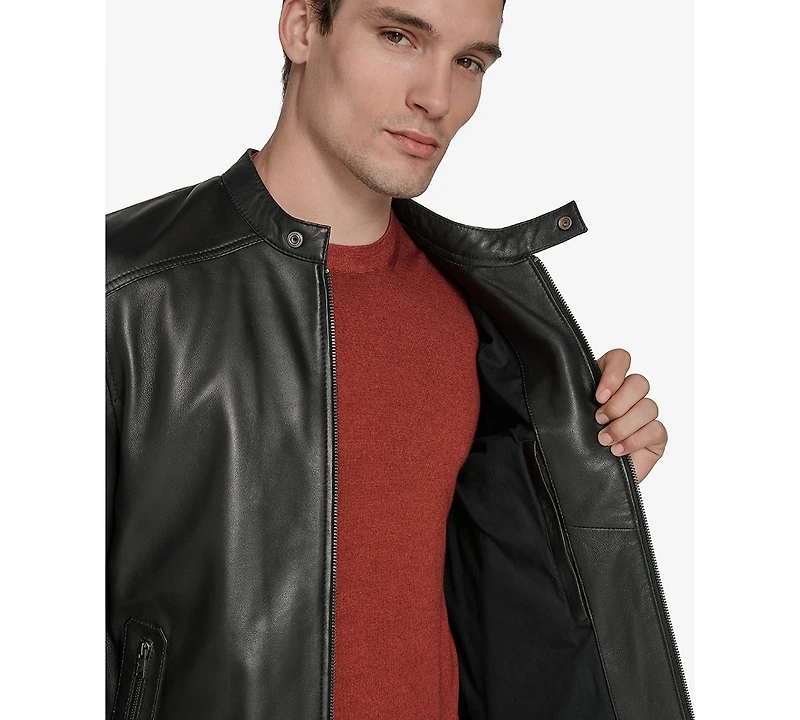 Marc New York Men's Maitlin Long Sleeves Moto Jacket