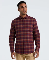 Original Penguin Men's Flannel Slim Fit Long Sleeves Shirt