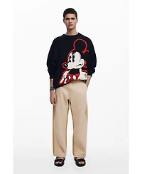 Desigual Men's Mickey Mouse knit sweater