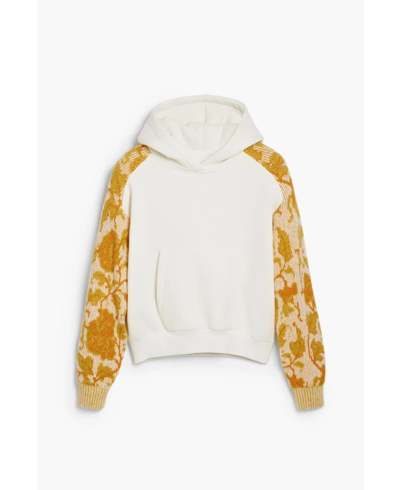 Desigual Women's Jacquard sleeve sweatshirt