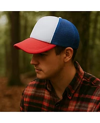 Stranger Things Men's In World Dustin Cosplay Trucker Hat