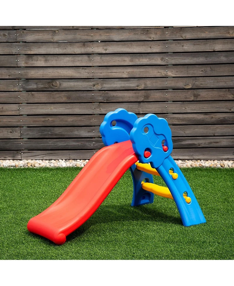 Sugift Indoor Outdoor Children Folding Up-down Slide