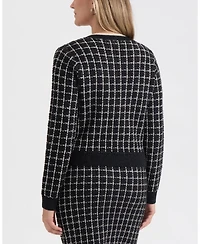 Ellen Tracy Women's Open Front Cardigan Sweater