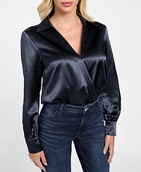 Guess Women's Leah Satin Bodysuit