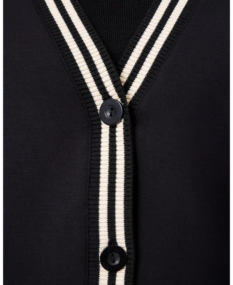 Cable & Gauge Women's Yummy Modal Relaxed Cardigan