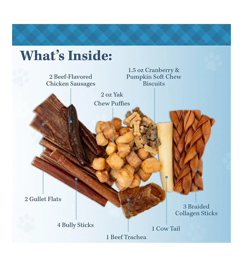 Country Living Bark-Uterie Board – Charcuterie-Inspired Natural Dog Treats Variety