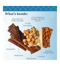 Country Living Bark-Uterie Board – Charcuterie-Inspired Natural Dog Treats Variety