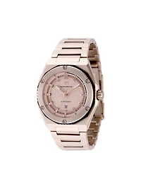 Technomarine Women's Tm- Coral Quartz Rose Gold Dial Watch