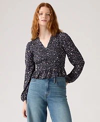 Levi's Women's Esme Long-Sleeve Slim Fit Blouse