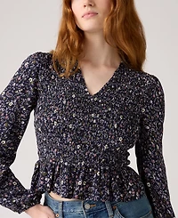 Levi's Women's Esme Long-Sleeve Slim Fit Blouse