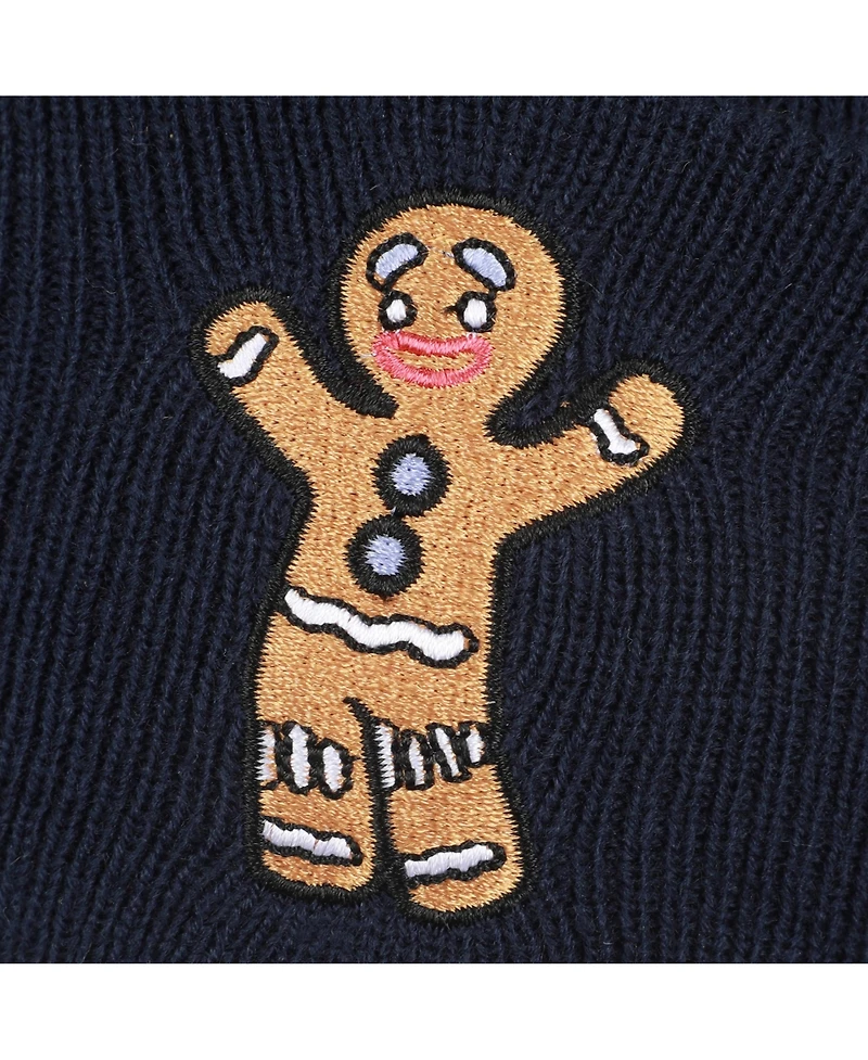 Shrek Men's Gingy Embroidery Acrylic Knit Standard Cuff Beanie