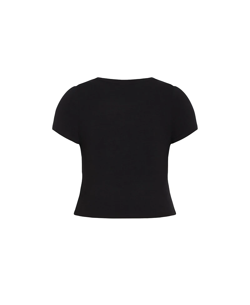 City Chic Plus Micro Print Tee