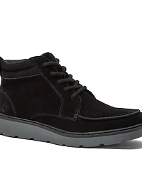 Lands' End Men's Moc Toe Flannel Lined Lace Up Boots