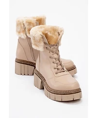 Prologue Shoes Faith Fur Chunky Boot (Women)
