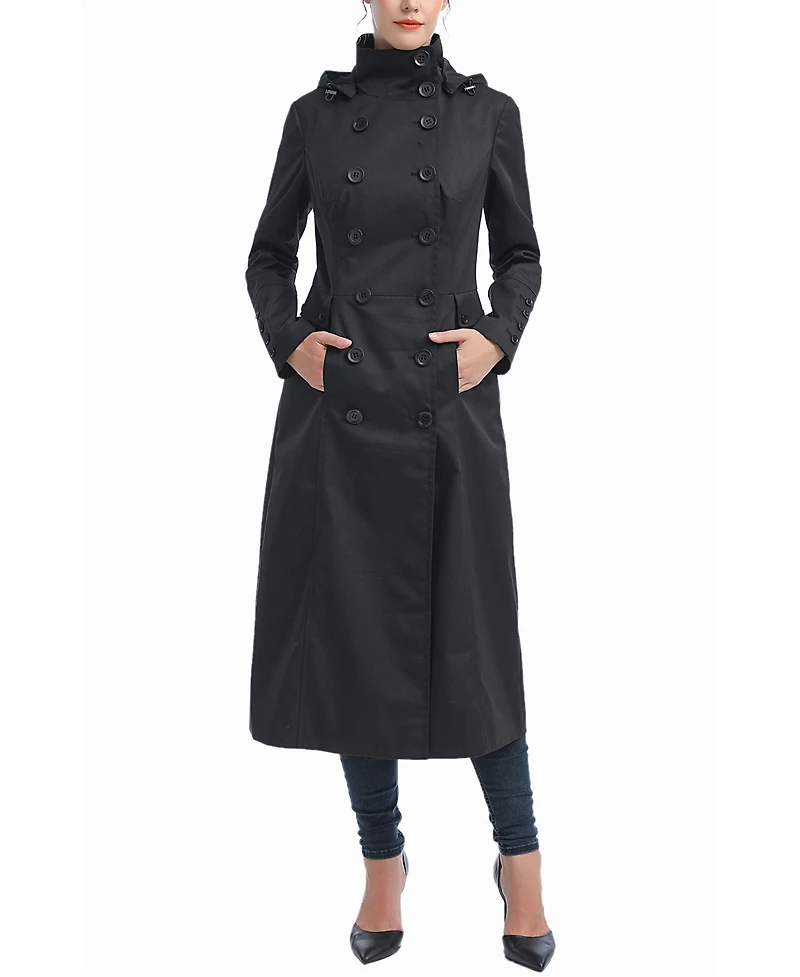 kimi + kai Women's Long Trench Coat