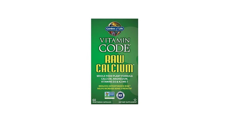 Garden of Life Vitamin Code ,Raw Calcium 60 Caps