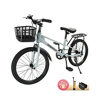 Artudatech 20 inches Teenager Children's Bicycle Kid's Bike Boys and Girls with Basket