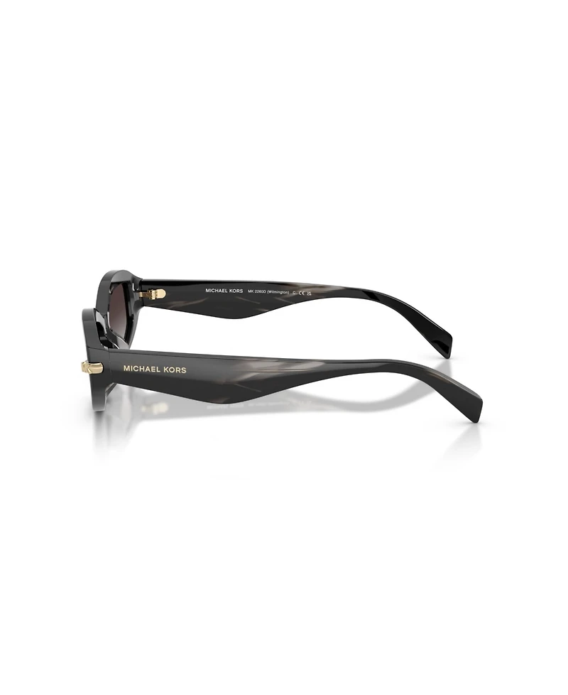 Michael Kors Women's Oval Sunglasses, Wilmington MK2260D