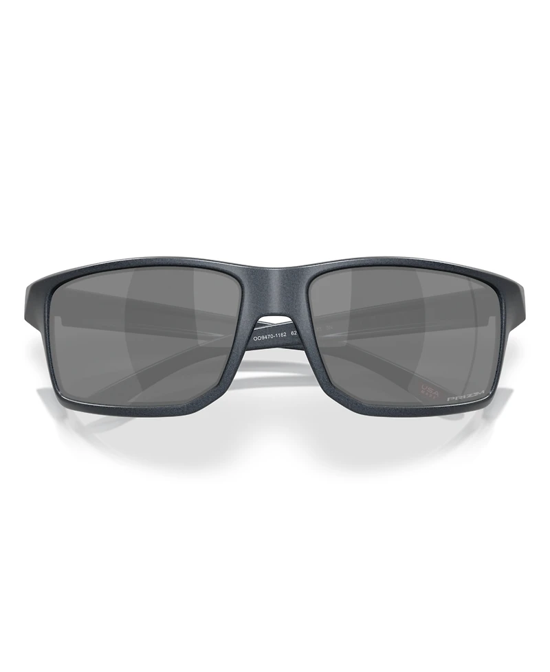Oakley Men's Rectangle Sunglasses, Standard Issue Gibston Xl OO9470