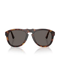 Persol Unisex Pilot Sunglasses, PO0649NE