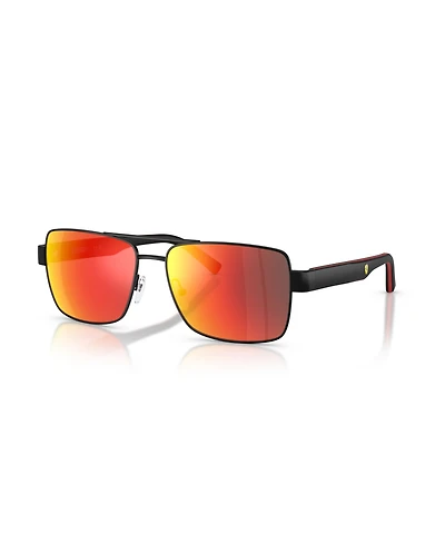 Scuderia Ferrari Men's Rectangle Sunglasses