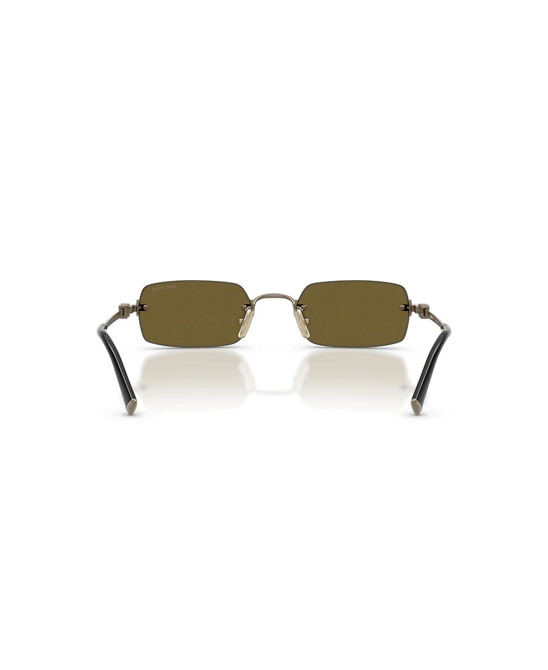 Miu Miu Women's Rectangle Sunglasses, Mu B50S