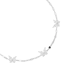 Macy's Cubic Zirconia Butterfly Anklet (1.20 ct. t.w.) in Sterling Silver (also in 14kK Gold over Sterling Silver)
