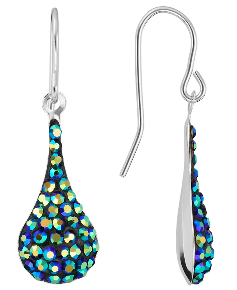 Macy's Crystal Drop Earrings (0.98 ct. t.w.) in Sterling Silver