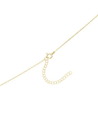 Macy's Cubic Zirconia Cross Necklace (0.14 ct. t.w.) Sterling Silver (also 14k Gold)