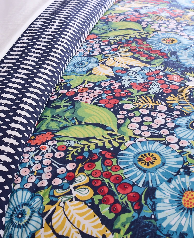 Levtex Home Night Garden Reversible 3-Pc. Duvet Cover Set