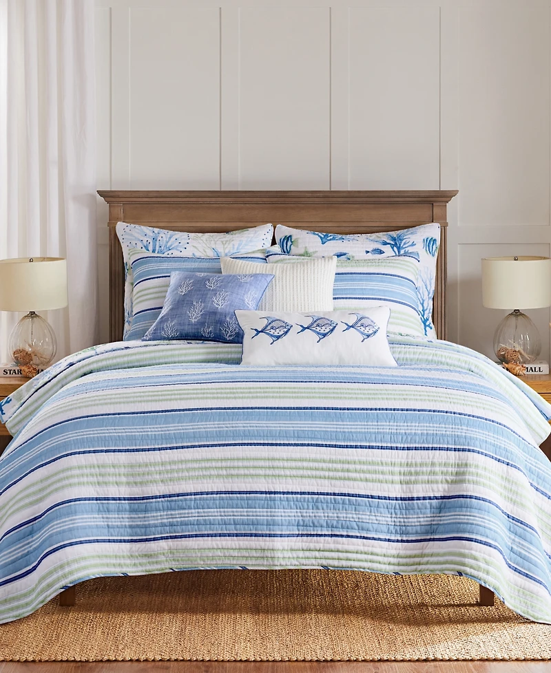 Levtex Home Harbor Bay Reversible 3-Pc. Quilt Set, Full/Queen