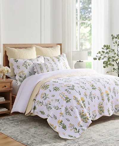 Levtex Home Daffodil Reversible 2-Pc. Quilt Set, Twin/Twin Xl